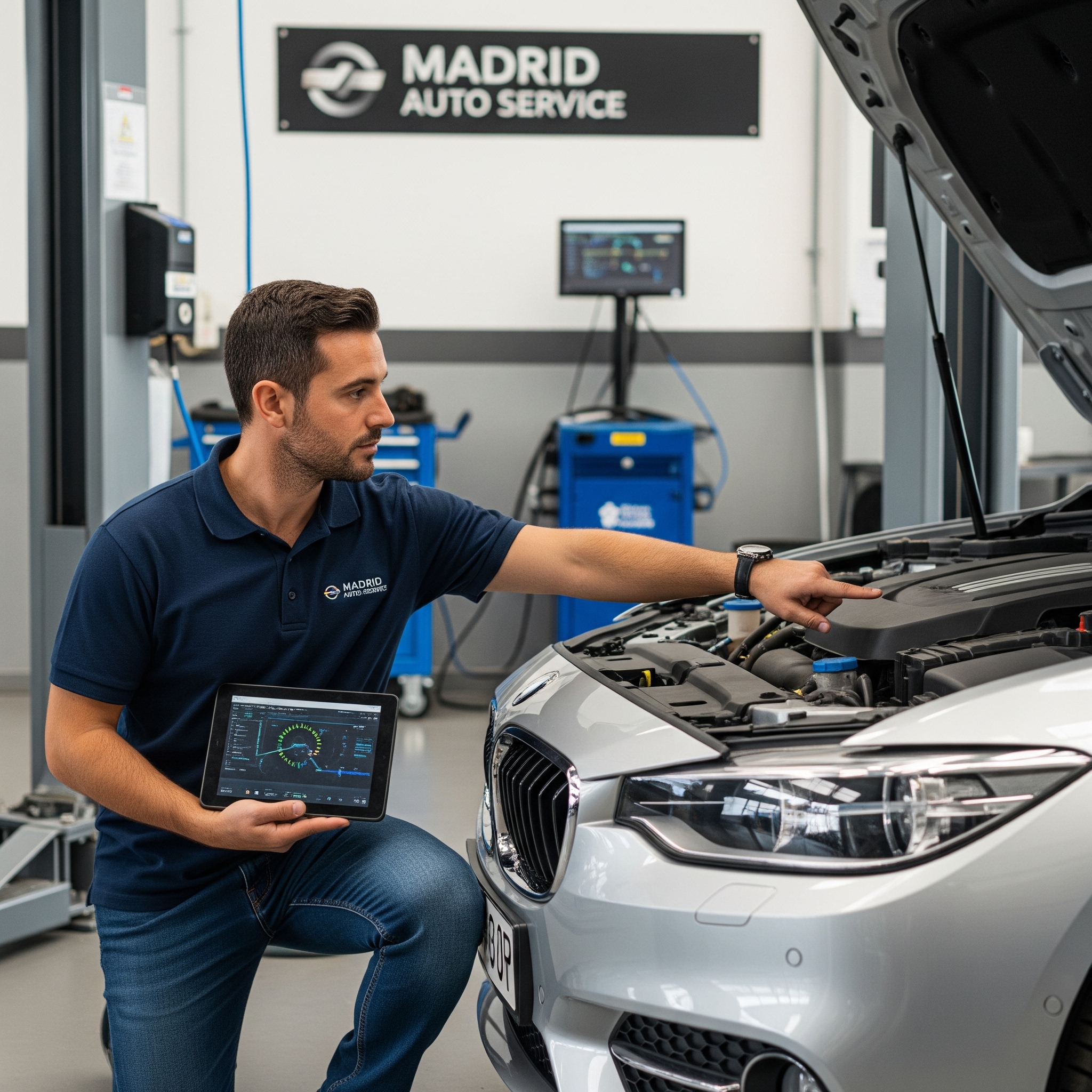 Revisión mecánica completa antes de comprar un coche en nuestro taller de Madrid